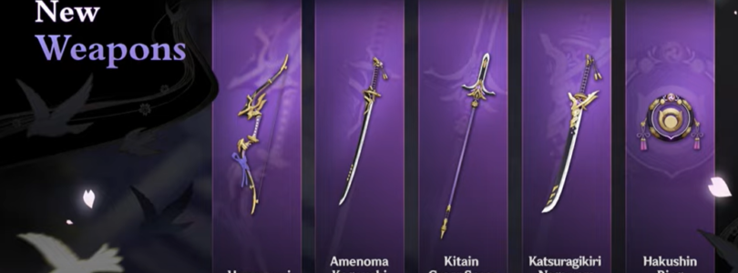 Genshin Impact Inazuma Weapons