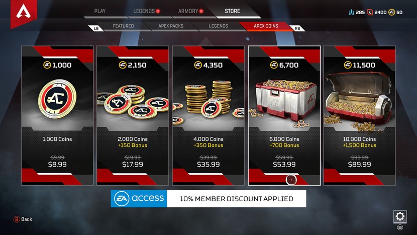 Apex Coins Apex Legends In-Game Currency
