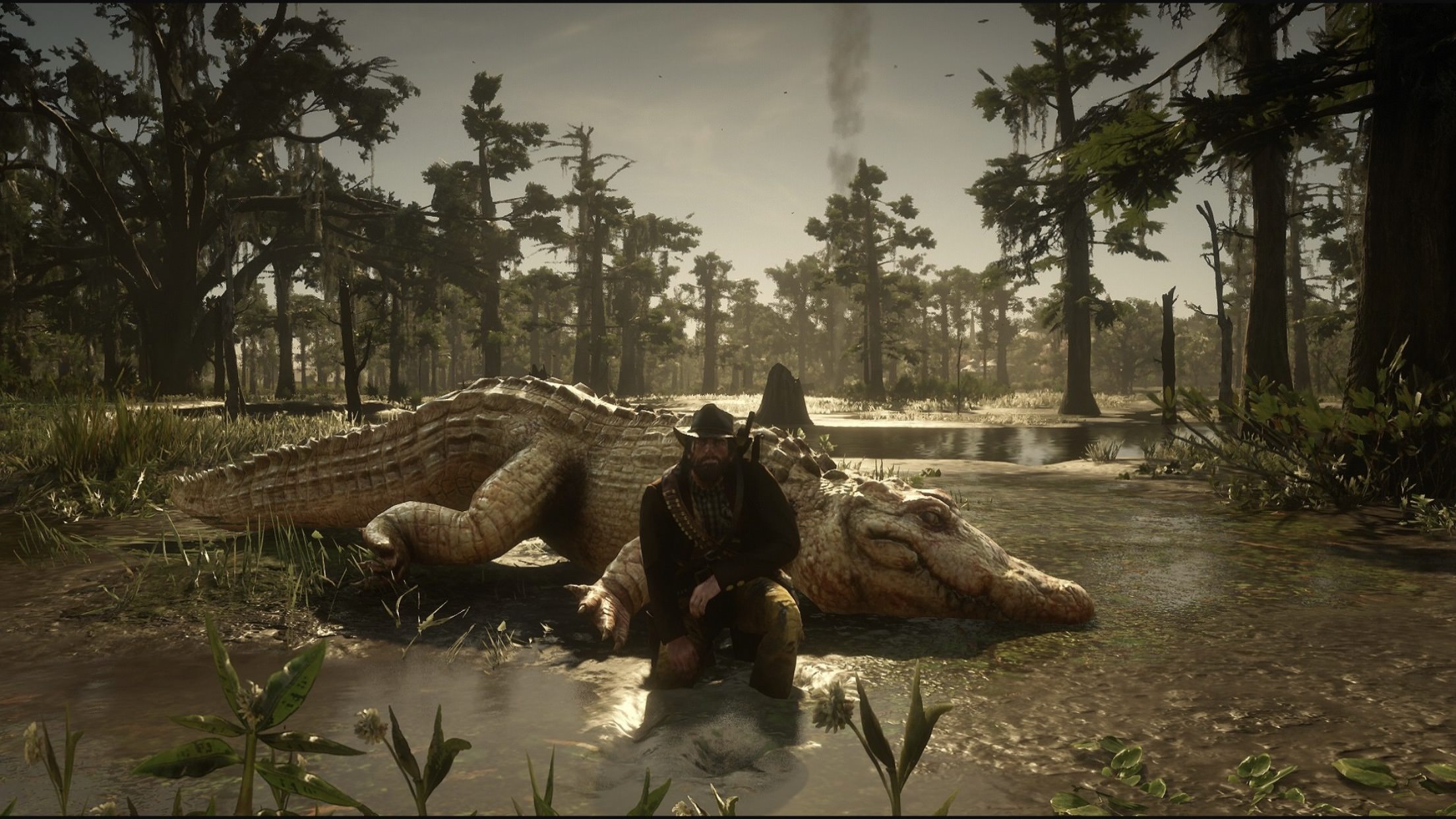 Игра где убиваешь крокодилов. Легендарный Аллигатор rdr 2.