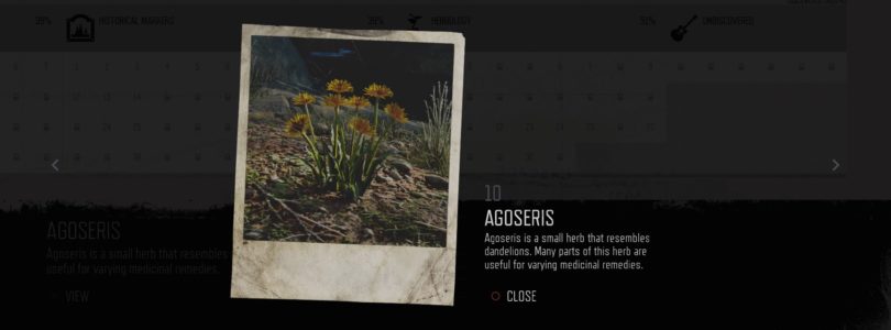 Days Gone Agoseris Herbology Collectible Location Guide