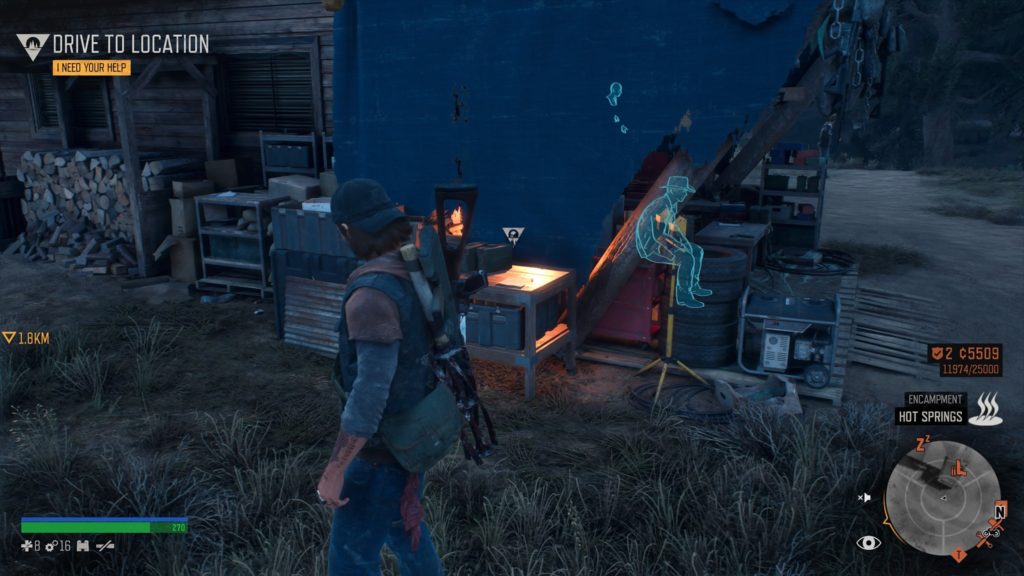 Days Gone Belknap Character Collectible Location 2
