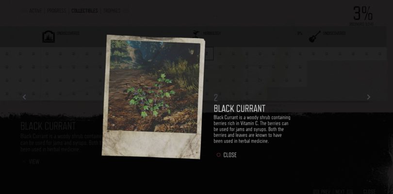 Days Gone: Black Currant Herbology Collectible Location Guide