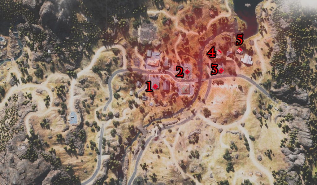 Days Gone Marion Forks Nests Locations Map