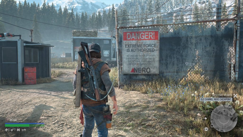 How to Get Inside Old Sawmill Nero Checkpoint Days Gone