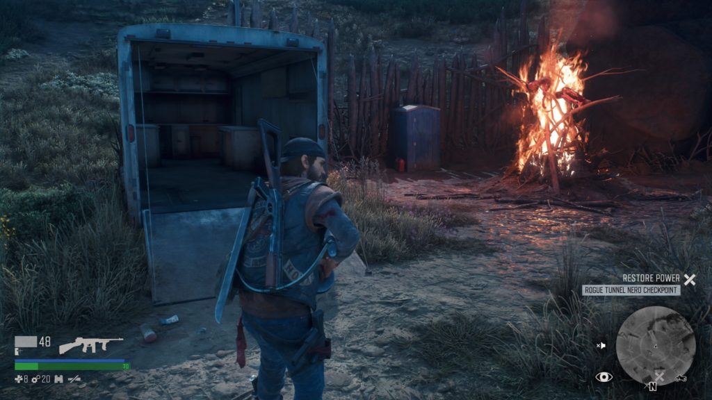 Days Gone Rogue Tunnel Nero Checkpoint Generator Fuel Location