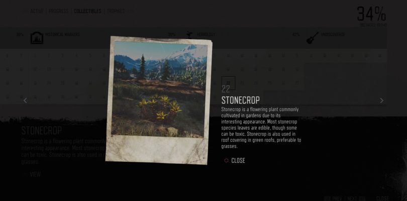 Days Gone Stonecrop Herbology Collectible Location Guide