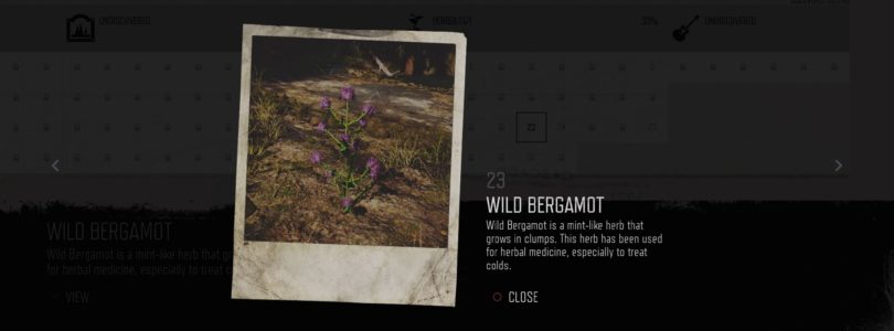 Days Gone Wild Bergamot Herbology Collectible Location Guide