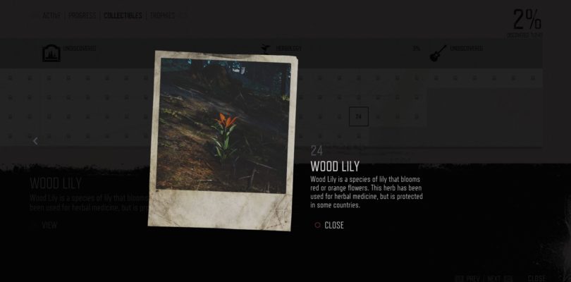 Days Gone: Wood Lily Herbology Collectible Location Guide