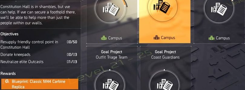 Division 2 Constitution Hall Recovery Project Guide