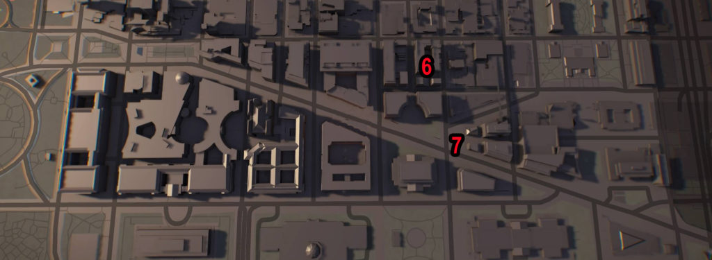 Division 2 Federal Triangle Theater Comms Locations Map