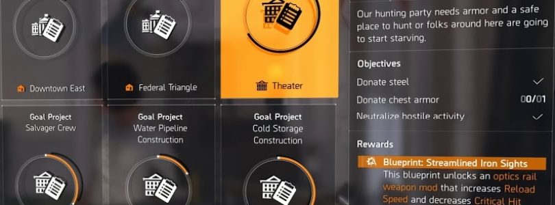 Division 2 Outfit Hunting Party Project Guide