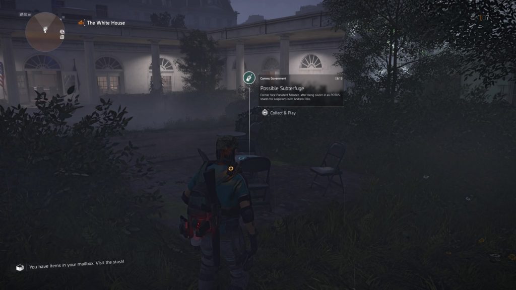 Division 2 Possible Subterfuge Comm Collectible Location