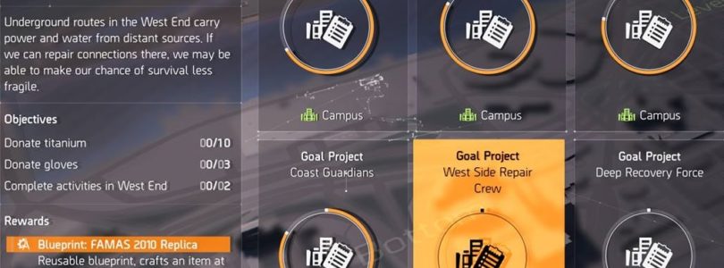 Division 2 West Side Repair Crew Project Guide