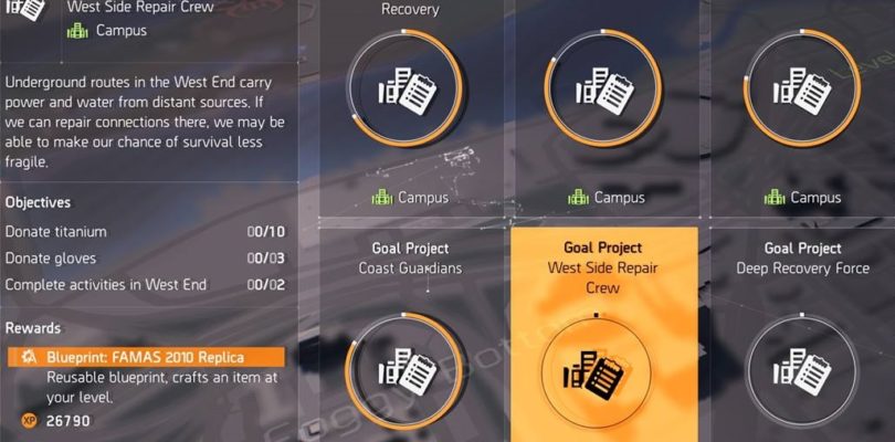 Division 2 West Side Repair Crew Project Guide