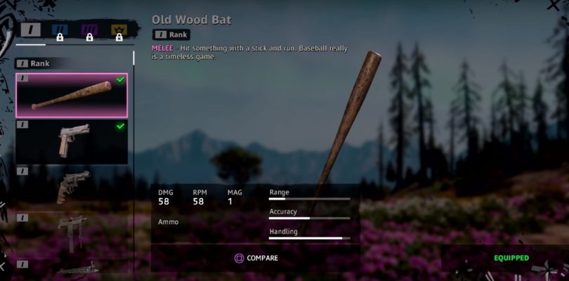 Far Cry New Dawn Old Wood Bat Weapon Location