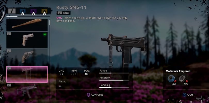 Far Cry New Dawn Rusty SMG 11 Weapon Location