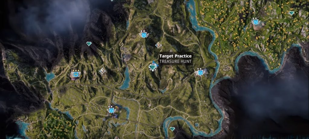 Far Cry New Dawn Target Practice Treasure Hunt Location