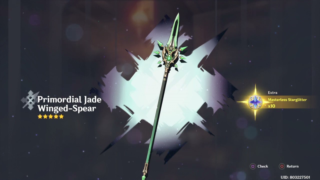 Primordial Jade Winged Spear