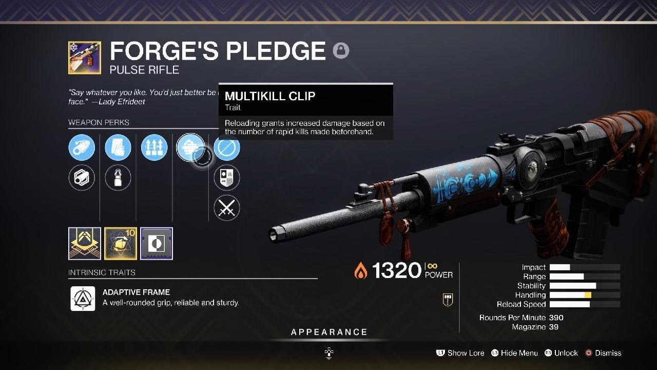 Forge’s Pledge - Pulse Rifle