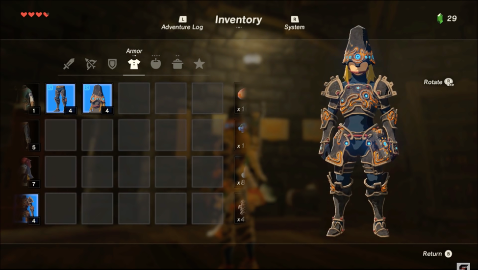 Legend of Zelda Guardians Armor Shield