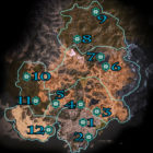 RAGE 2 Arks Locations Map