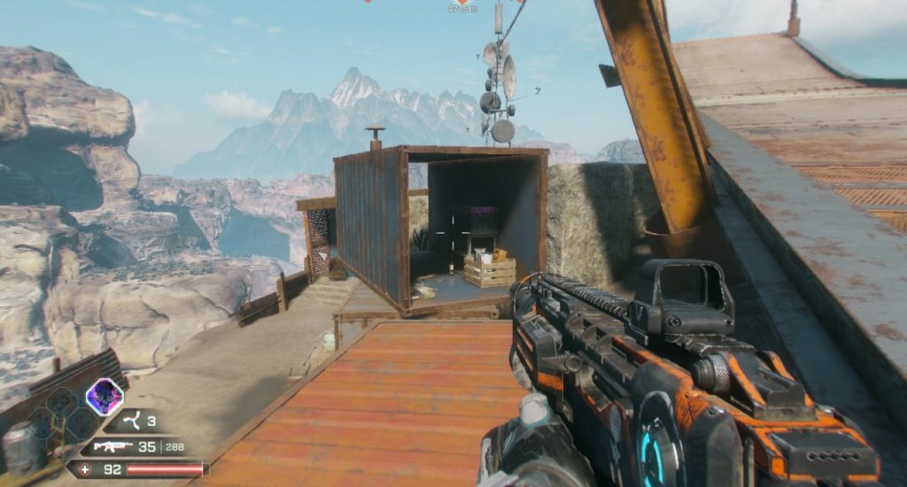 RAGE 2 Cliff Side Outlook Hidden Storage Container Location 1