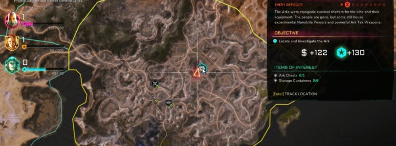 RAGE 2 Junkers Pass Ark Location Map