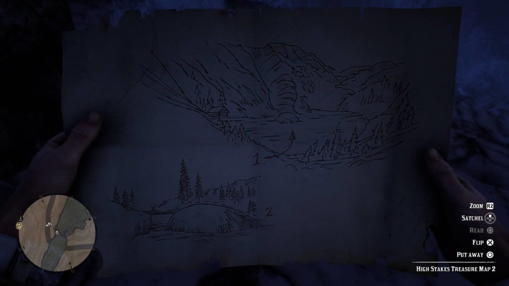 Red Dead Redemption 2 High Stakes Treasure Map 2
