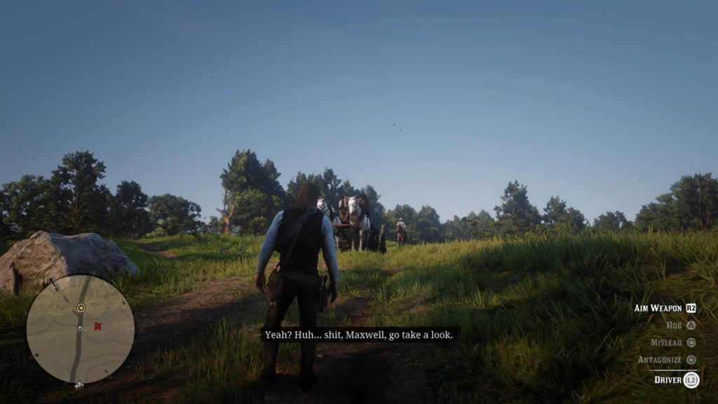 Red Dead Redemption 2 North Scarlett Meadows Coach Robbery