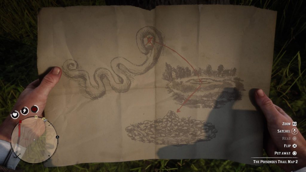 Red Dead Redemption 2 Poisonous Trail Treasure Map 2