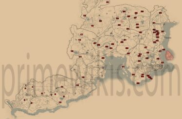 Red Dead Redemption 2 All Chests & Lock Boxes Locations Map