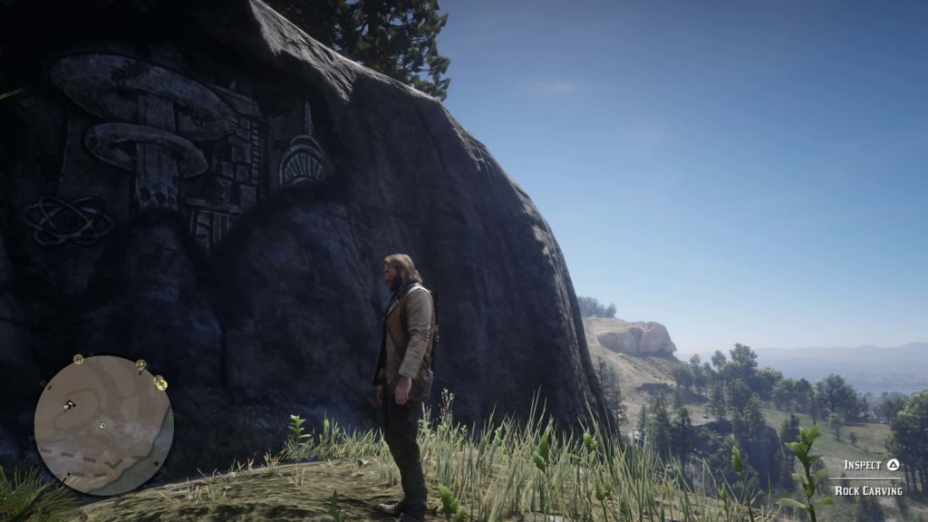 RDR2 Cumberland Forest Rock Carving Location
