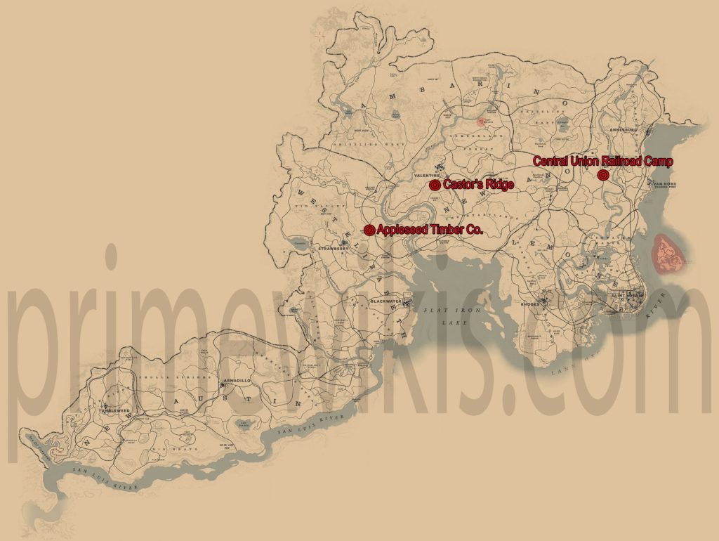 RDR2 Event Areas Locations Guide