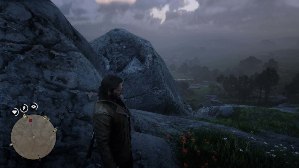 RDR2 Heartland Overflow Rock Carving Location