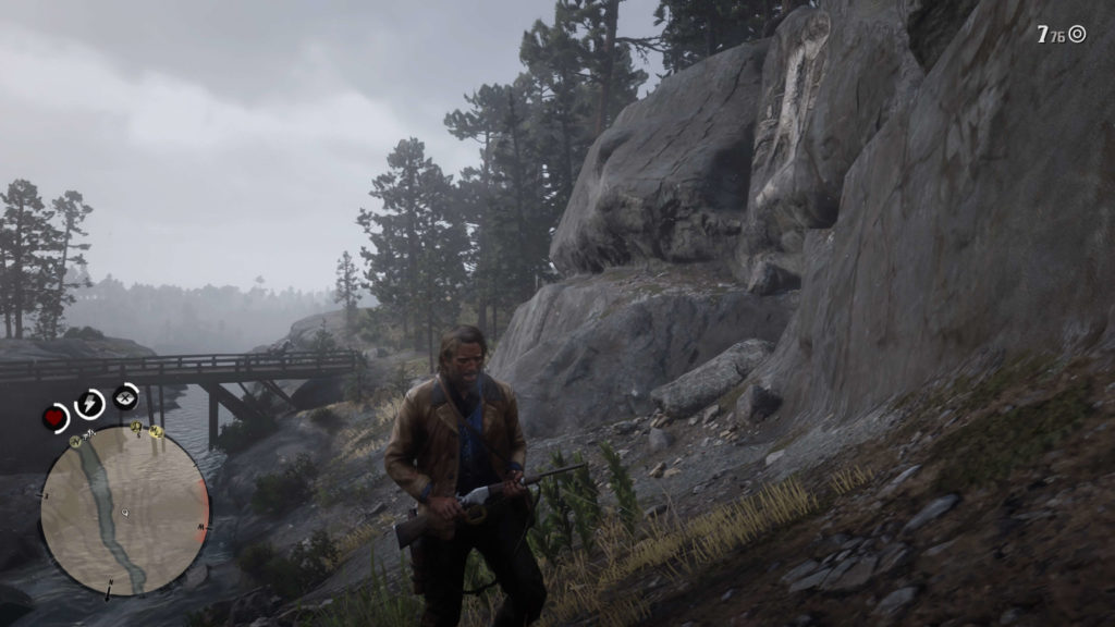 RDR2 Whinyard Strait Rock Carving Location