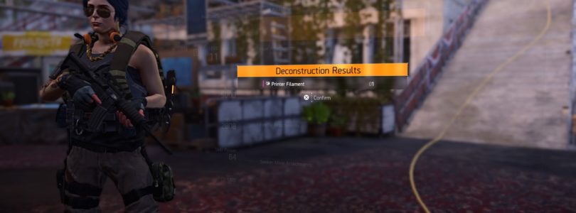 The Division 2 Printer Filament Location